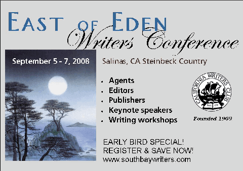 East of Eden Writers conference, Salinas, ca